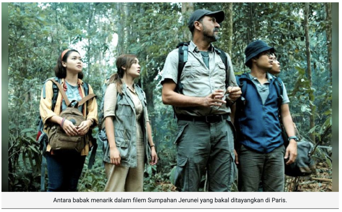 Sumpahan Jerunei tayang, bertanding di Paris